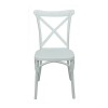 DESTINY Καρέκλα Πολυπροπυλένιο (PP), Απόχρωση Άσπρο, Στοιβαζόμενη 47,5x51x90cm