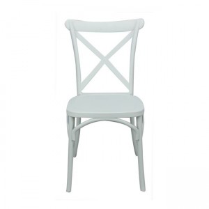 DESTINY Καρέκλα Πολυπροπυλένιο (PP), Απόχρωση Άσπρο, Στοιβαζόμενη 47,5x51x90cm