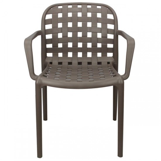 DENON ΠΟΛΥΘΡΟΝΑ PP MOCHA 58x57x82cm