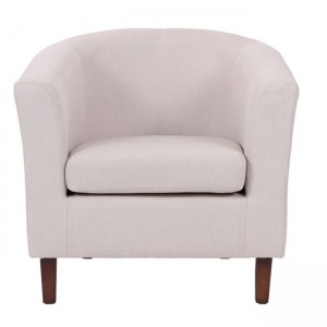 BOGA Πολυθρόνα Σαλονιού Καθιστικού, Ύφασμα Μπεζ 77x70x77cm
