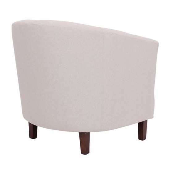 BOGA Πολυθρόνα Σαλονιού Καθιστικού, Ύφασμα Μπεζ 77x70x77cm