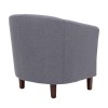 BOGA Πολυθρόνα Σαλονιού Καθιστικού, Ύφασμα Γκρι 75x73x74cm