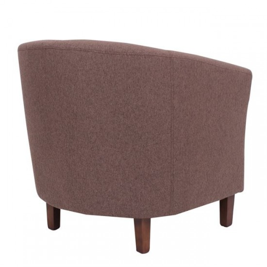 BOGA Πολυθρόνα Σαλονιού Καθιστικού, Ύφασμα Καφέ 75x73x74cm