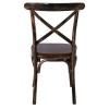 MARLIN Wood Καρέκλα, Μέταλλο Βαφή Black Gold 52x46x91cm