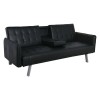 WELLS Καναπ.Κρεβάτι Pu Μαύρο