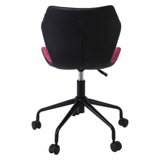 DAVID ΚΑΡΕΚΛΑ ΓΡΑΦΕΙΟΥ PU ΜΑΥΡΟ, ΥΦΑΣΜΑ ΡΟΔΙ