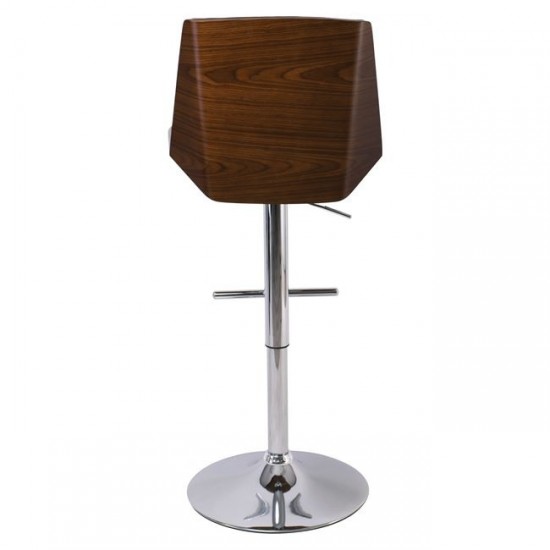 NUMAN ΣΚΑΜΠΟ BAR ΧΡΩΜΙΟ, PU ΜΑΥΡΟ