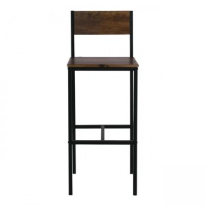 STAB Σκαμπώ BAR Μεταλ.Ανθρακί/Antique Brown