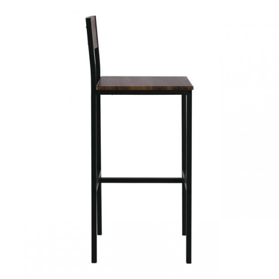 STAB Σκαμπώ BAR Μεταλ.Ανθρακί/Antique Brown