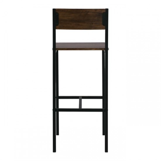 STAB Σκαμπώ BAR Μεταλ.Ανθρακί/Antique Brown