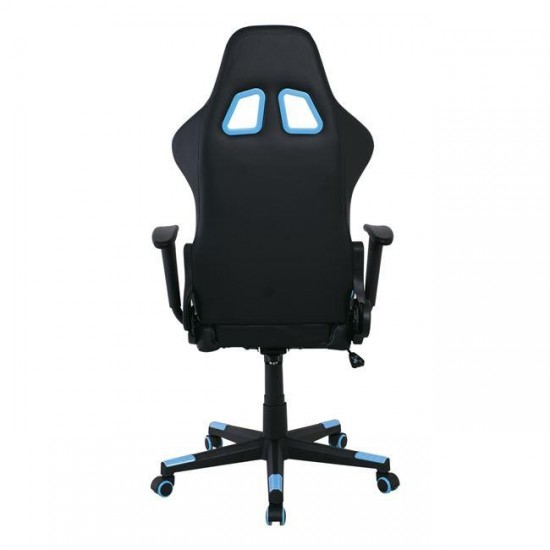 BF9150 GAMING ΠΟΛΥΘΡΟΝΑ ΔΙΕΥΘΥΝΤΗ PVC ΜΑΥΡΟ, ΜΠΛΕ