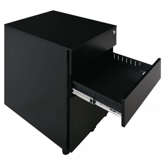 Συρταριέρα Μεταλλική 39x52x60cm Μαύρη