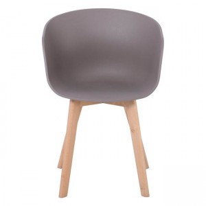 OPTIM ΠΟΛΥΘΡΟΝΑ ΡΡ SAND BEIGE ΜΕ ΞΥΛΙΝΑ ΠΟΔΙΑ