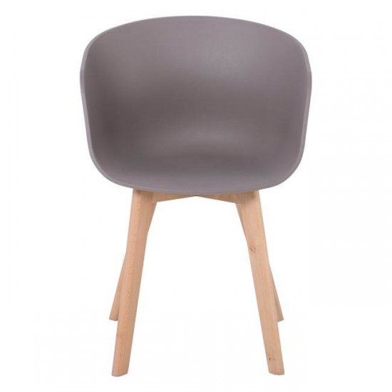 OPTIM ΠΟΛΥΘΡΟΝΑ ΡΡ SAND BEIGE ΜΕ ΞΥΛΙΝΑ ΠΟΔΙΑ