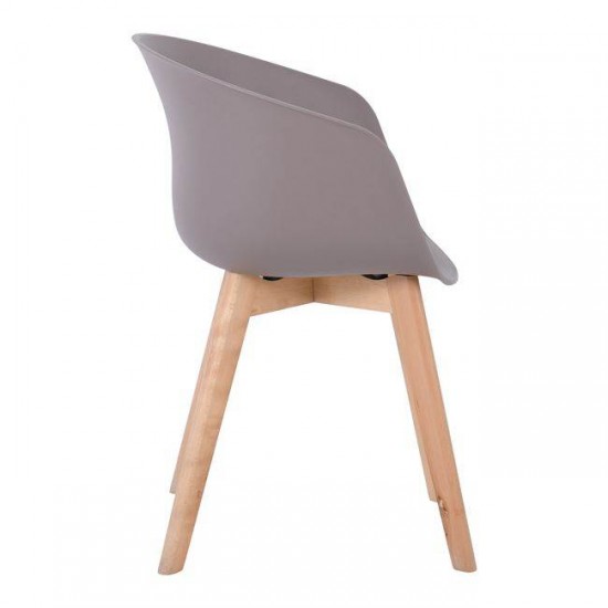 OPTIM ΠΟΛΥΘΡΟΝΑ ΡΡ SAND BEIGE ΜΕ ΞΥΛΙΝΑ ΠΟΔΙΑ