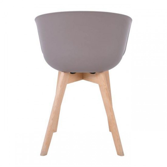 OPTIM ΠΟΛΥΘΡΟΝΑ ΡΡ SAND BEIGE ΜΕ ΞΥΛΙΝΑ ΠΟΔΙΑ