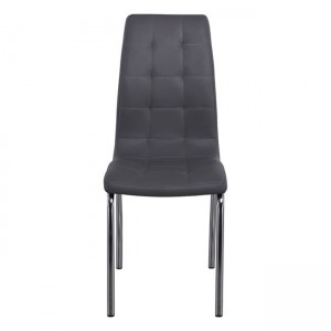 MELVA ΚΑΡΕΚΛΑ ΧΡΩΜΙΟ, PU ΓΚΡΙ