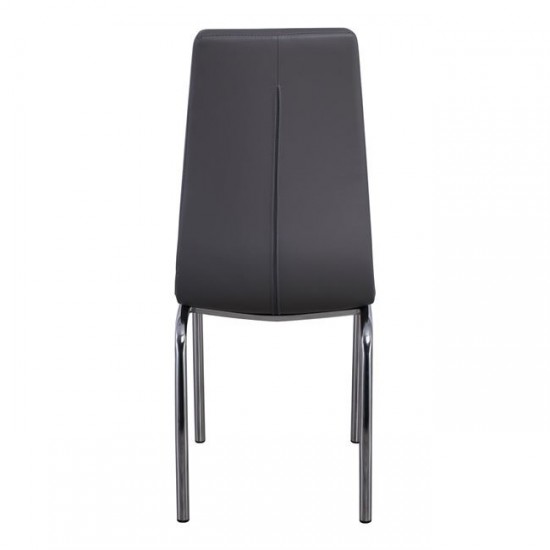 MELVA ΚΑΡΕΚΛΑ ΧΡΩΜΙΟ, PU ΓΚΡΙ