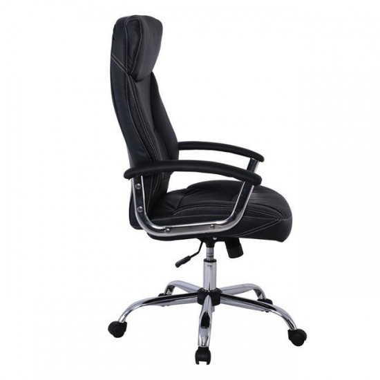 BF5700 ΠΟΛΥΘΡΟΝΑ ΔΙΕΥΘΥΝΤΗ ΧΡΩΜΙΟ, PU ΜΑΥΡΟ