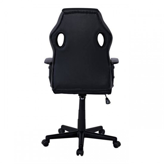 BF7700 BUCKET ΠΟΛΥΘΡΟΝΑ ΔΙΕΥΘΥΝΤΗ MESH & PU ΜΑΥΡΟ/ΓΚΡΙ