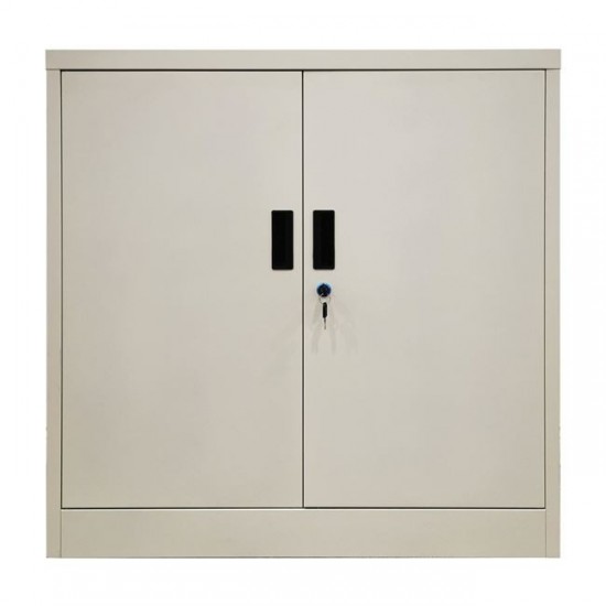 ΝΤΟΥΛΑΠΙ Δίφυλλο - Μέταλλο Βαφή Άσπρο 90x40x90cm