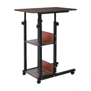 LIFT ΒΟΗΘΗΤΙΚΟ ΤΡΑΠΕΖΑΚΙ ΜΕΤΑΛΛΙΚΟ ΜΑΥΡΟ, ΣΚΟΥΡΟ ΚΑΡΥΔΙ 60x40x68/85cm 