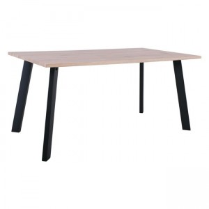 GALEN ΤΡΑΠΕΖΙ ΜΕΤΑΛΛΟ ΒΑΦΗ ΜΑΥΡΟ , SONOMA 160x90cm GALEN ΤΡΑΠΕΖΙ ΜΕΤΑΛΛΟ ΒΑΦΗ ΜΑΥΡΟ , SONOMA 160x90cm