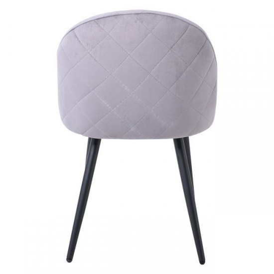 BELLA ΚΑΡΕΚΛΑ ΜΕΤΑΛΛΟ ΒΑΦΗ ΜΑΥΡΟ, ΥΑΦΣΜΑ VELURE ΓΚΡΙ