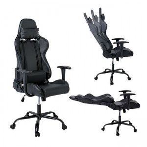 GAMING/MANAGER ΠΟΛΥΘΡΟΝΑ PU ΜΑΥΡΟ 