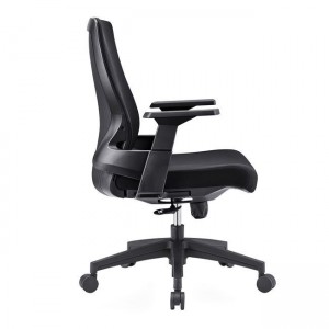 Πολυθρόνα Γραφείου Mesh - Ύφασμα Μαύρο