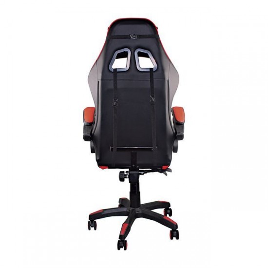 Gaming ΠΟΛΥΘΡΟΝΑ PU ΜΑΥΡΟ, ΚΟΚΚΙΝΟ