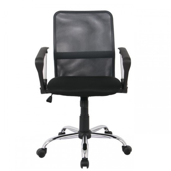 BF2009 ΠΟΛΥΘΡΟΝΑ ΓΡΑΦΕΙΟΥ MESH ΑΝΘΑΡΚΙ, ΜΑΥΡΟ