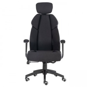 BF8300 Πολυθρόνα Γραφείου Διευθυντή, Microfiber Μαύρο PU Μαύρο 64x72x122