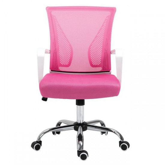 BF2120-S ΠΟΛΥΘΡΟΝΑ ΓΡΑΦΕΙΟΥ ΑΣΠΡΟ - ΒΑΣΗ ΧΡΩΜΙΟ- MESH ΡΟΖ-ΠΟΛΥΘΡΟΝΑ ΓΡΑΦΕΙΟΥ-ΜΕΤΑΛΛΟ-ΥΦΑΣΜΑ MESH-ΑΣΠΡΟ-ΡΟΖ-ΧΡΩΜΙΟ-