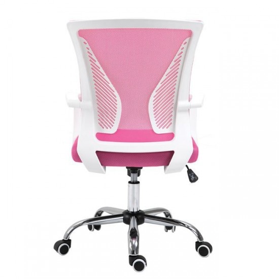 BF2120-S ΠΟΛΥΘΡΟΝΑ ΓΡΑΦΕΙΟΥ ΑΣΠΡΟ - ΒΑΣΗ ΧΡΩΜΙΟ- MESH ΡΟΖ-ΠΟΛΥΘΡΟΝΑ ΓΡΑΦΕΙΟΥ-ΜΕΤΑΛΛΟ-ΥΦΑΣΜΑ MESH-ΑΣΠΡΟ-ΡΟΖ-ΧΡΩΜΙΟ-