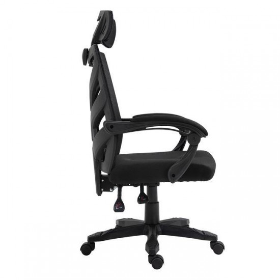 BF2980 ΠΟΛΥΘΡΟΝΑ ΓΡΑΦΕΙΟΥ ΔΙΕΥΘΥΝΤΗ MESH ΜΑΥΡΟ-ΚΑΡΕΚΛΑ ΓΡΑΦΕΙΟΥ-ΚΑΡΕΚΛΑ ΔΙΕΥΘΥΝΤΗ-