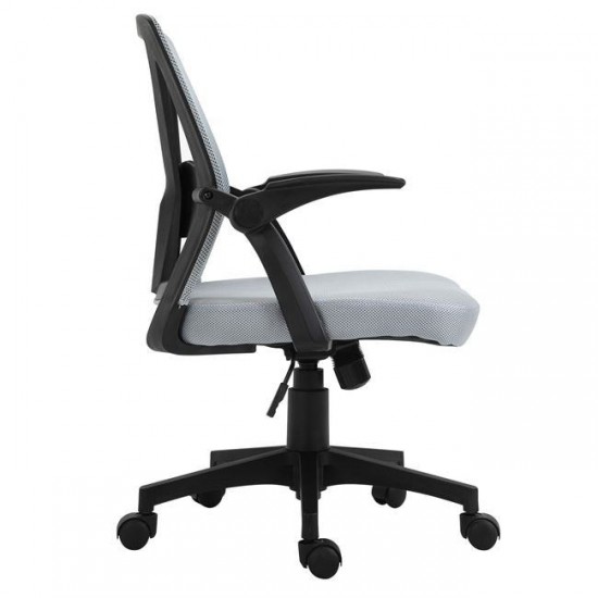 BF2130 ΠΟΛΥΘΡΟΝΑ ΓΡΑΦΕΙΟΥ- ΑΝΑΚΛΙΝΟΜΕΝΑ ΜΠΡΑΤΣΑ-MESH ΓΚΡΙ-ΜΕΤΑΛΛΟ-ΥΦΑΣΜΑ MESH-ΓΚΡΙ-ΜΑΥΡΟ-