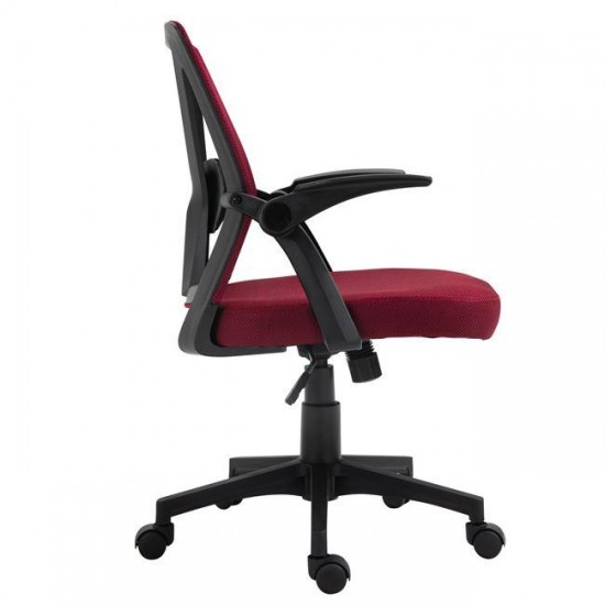 BF2130 ΠΟΛΥΘΡΟΝΑ ΓΡΑΦΕΙΟΥ - ΑΝΑΚΛΙΝΟΜΕΝΑ ΜΠΡΑΤΣΑ- MESH ΜΠΟΡΝΤΟ-ΠΟΛΥΘΡΟΝΑ ΓΡΑΦΕΙΟΥ-ΜΕΤΑΛΛΟ-ΥΦΑΣΜΑ MESH-ΜΑΥΡΟ-ΜΠΟΡΝΤΟ-