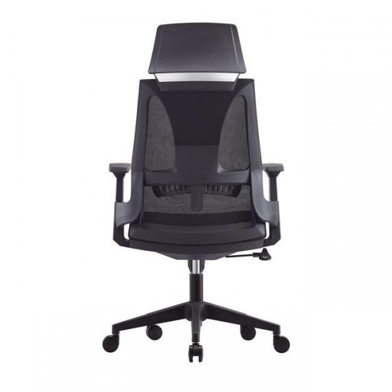 BF8750 ΠΟΛΥΘΡΟΝΑ ΓΡΑΦΕΙΟΥ MESH ΜΑΥΡΟ, ΥΦΑΣΜΑ ΜΑΥΡΟ-ΠΟΛΥΘΡΟΝΑ ΔΙΕΥΘΥΝΤΗ-ΥΦΑΣΜΑ MESH-ΜΑΥΡΟ-