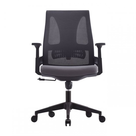 BF8760 ΠΟΛΥΘΡΟΝΑ ΓΡΑΦΕΙΟΥ MESH ΓΚΡΙ, ΥΦΑΣΜΑ ΓΚΡΙ