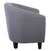 BOGA Πολυθρόνα Σαλονιού Καθιστικού, Ύφασμα Γκρι 77x70x77cm