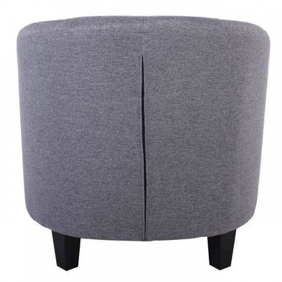 BOGA Πολυθρόνα Σαλονιού Καθιστικού, Ύφασμα Γκρι 77x70x77cm