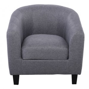 BOGA Πολυθρόνα Σαλονιού Καθιστικού, Ύφασμα Γκρι 77x70x77cm