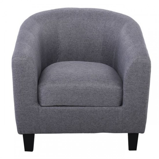 BOGA Πολυθρόνα Σαλονιού Καθιστικού, Ύφασμα Γκρι 77x70x77cm