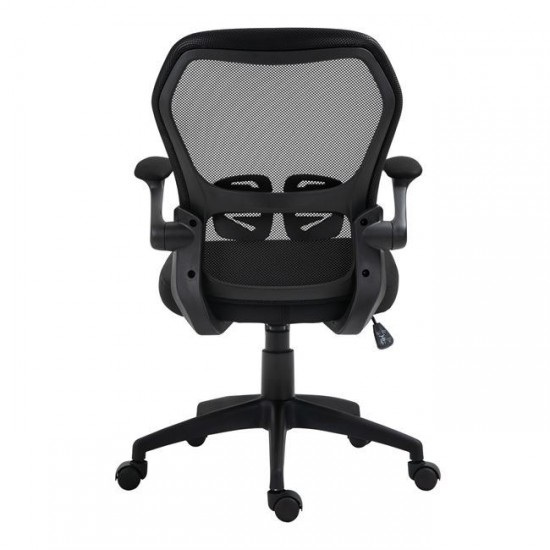 BF2920W ΠΟΛΥΘΡΟΝΑ ΓΡΑΦΕΙΟΥ ΑΝΑΚΛΙΝΟΜΕΝΑ ΜΠΡΑΤΣΑ - MESH ΜΑΥΡΟ-ΠΟΛΥΘΡΟΝΑ ΓΡΑΦΕΙΟΥ-ΥΦΑΣΜΑ MSH-ΜΕΤΑΛΛΟ-ΜΑΥΡΟ-