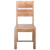LIZARD MAX Καρέκλα Τραπεζαρίας Ξύλο Ακακία Φυσικό 45x51x100cm