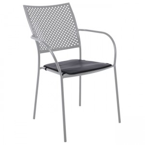 FERIA Μαξιλάρι Πολυθρόνας Pu Μαύρο