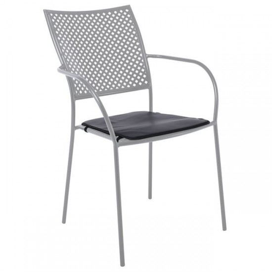 FERIA Μαξιλάρι Πολυθρόνας Pu Μαύρο