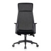 BF2990 Πολυθρόνα Γραφείου Διευθυντή, Mesh Μαύρο, Ύφασμα Μαύρο 73x67x118