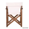 Σκηνοθέτη Σκελετός Πολυθρόνας Οξιά, Βαφή Εμποτισμού Καρυδί, Πτυσσόμενη 61x52x85cm